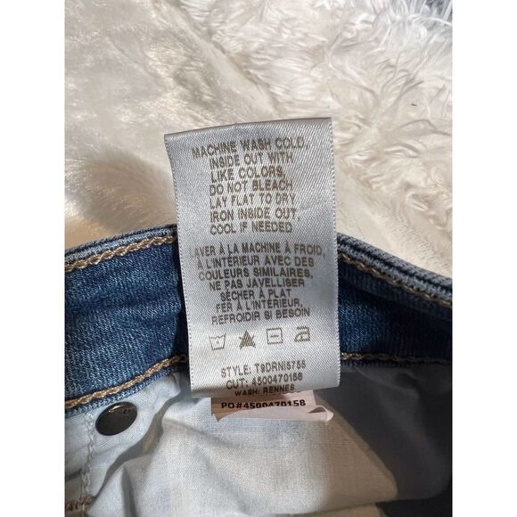 Joes Jeans High Rise Curvy Skinny Jeans Stretch Rennes Blue Size 28 - Picture 8 of 8